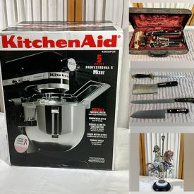 MaxSold Auction: This online auction features art glass, clarinet, children’s books, art supplies, camping gear, fitness gear, wicker chairs, Lladro figurines, professional mixer, area rug, new Revereware cookware, and much more!!